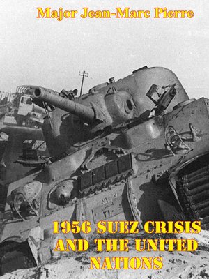 cover image of 1956 Suez Crisis and the United Nations